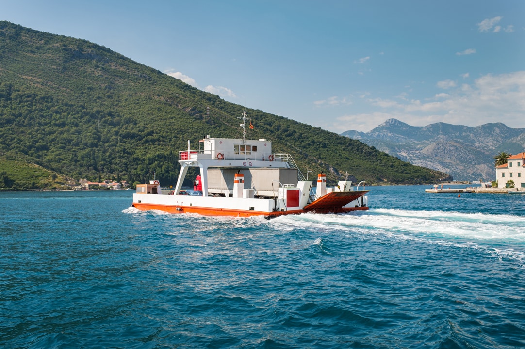 Panoramatocht op een veerboot